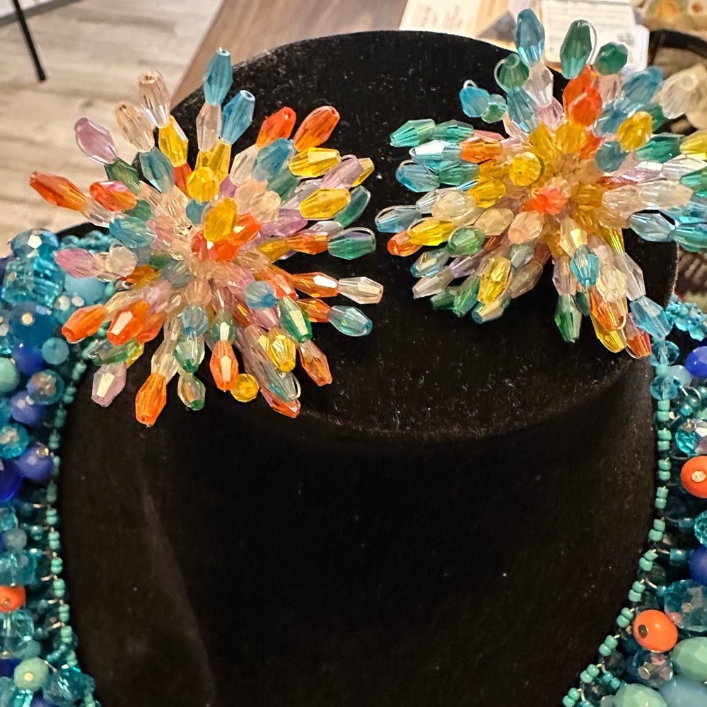 Sassy Jones MULTI COLOR Glass Earrings